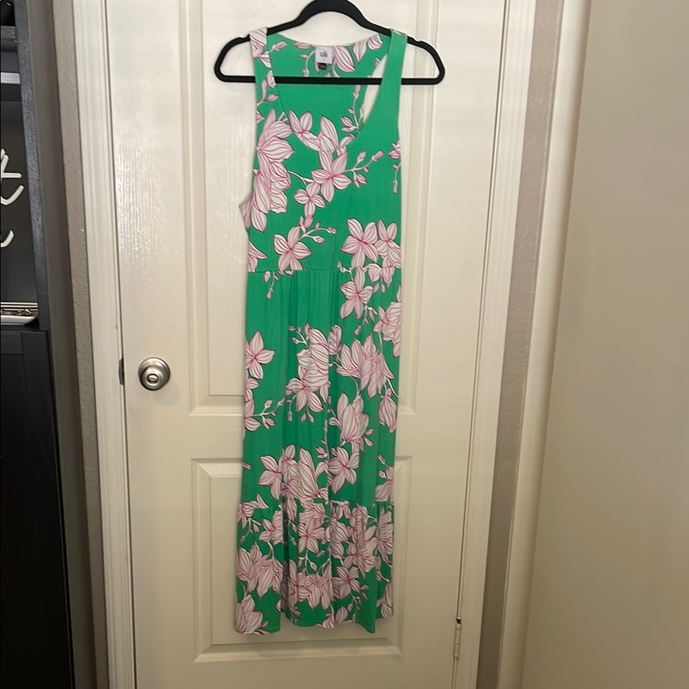 Cabi Weekend Floral Midi Dress Large